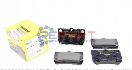Фото Колодки гальмівні (задні) Lexus GS/IS II/IS C 05- TEXTAR (2432301) зображення 1