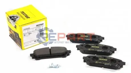 Тормозные колодки, дисковый тормоз.) TEXTAR 2433101 Купить в Украине
