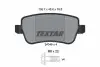 Комплект гальмівних колодок задн, FIAT CROMA 1.8-2.4D 06.05-12.11 TEXTAR (2434801) зображення 1