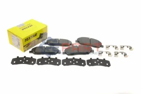 Фото Колодки гальмівні (передні) Hyundai Santa Fe/Kia Sorento 00- (Mando) TEXTAR (2435101) зображення 1