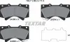 Фото Комплект гальмівних колодок передн, HYUNDAI XG LEXUS LX TOYOTA LAND CRUISER 200, LAND CRUISER PRADO, SEQUOIA, TUNDRA 2.5-5.7ALK 01.00 TEXTAR (2438601) зображення 2