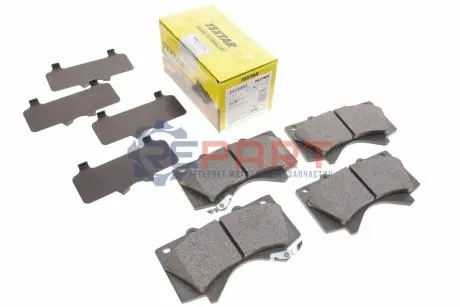 Комплект гальмівних колодок передн, HYUNDAI XG LEXUS LX TOYOTA LAND CRUISER 200, LAND CRUISER PRADO, SEQUOIA, TUNDRA 2.5-5.7ALK 01.00 TEXTAR 2438601 Купити в Україні