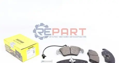 Комплект гальмівних колодок передн (з гвинтами гальмівного супорта), AUDI A4 ALLROAD B8, A4 B8, A5, A6 ALLROAD C7, A6 C7, A7, Q5 1.8-4.2 06.07-09.18 TEXTAR 2440903 Купити в Україні