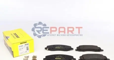 Комплект гальмівних колодок передн, OPEL INSIGNIA A, INSIGNIA A COUNTRY SAAB 9-5 1.4-2.8 07.08-03.17 TEXTAR 2441801