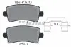 Фото Колодки гальмівні (задні) Opel Insignia 08-17/Chevrolet Malibu 12-/Saab 9-5 10-12 (TRW) Q+ TEXTAR (2442102) зображення 2