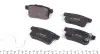 Фото Комплект гальмівних колодок задн, HONDA ACCORD IX, ACCORD VIII, CIVIC III, CIVIC IV, JAZZ II 1.4-3.5 03.86 TEXTAR (2443501) зображення 2