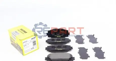 Фото Колодки гальмівні (передні) Toyota Prius 08- (Akebono) TEXTAR (2445101) зображення 1