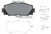 Комплект гальмівних колодок передн, DAIHATSU CHARADE VIII GREAT WALL C30, VOLEEX C10 TOYOTA PREMIO, PRIUS C, YARIS, YARIS / VIOS 1.0-1.5H 01.05 TEXTAR (2445103) зображення 1