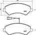 Фото Колодки гальмівні (передні) Citroen Jumper/Fiat Ducato/Peugeot Boxer 2.0-3.0HDi 06- R16(+датчик) TEXTAR (2446602) зображення 1