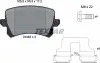 Фото Комплект гальмівних колодок задн, AUDI A6 C6, Q3 SEAT ALHAMBRA VW CC B7, GOLF V, PASSAT ALLTRACK B7, PASSAT B6, PASSAT B7, PASSAT B8, SHARAN, TIGUAN 1.4-4.2 05.04-03.24 TEXTAR (2448301) зображення 2