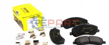 Комплект гальмівних колодок передн, VW AMAROK 2.0/2.0D/3.0D 09.10 TEXTAR 2448404 Купити в Україні