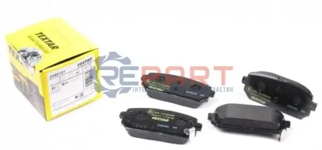 Комплект гальмівних колодок задн, KIA CARENS III 1.6-2.0LPG 09.06-06.13 TEXTAR 2449101