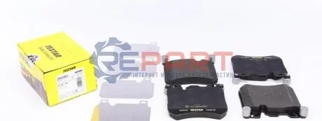 Комплект гальмівних колодок передн, BMW X5 (E70), X5 (F15, F85), X6 (E71, E72), X6 (F16, F86) ROLLS-ROYCE DAWN, GHOST I, WRAITH 2.0D-6.6 07.09 TEXTAR 2452401