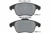 Комплект гальмівних колодок передн, DS DS 3 / DS 3, DS 4, DS 5 CITROEN C4 GRAND PICASSO I, C4 II, C4 III, C4 PICASSO I, DS4, DS5 OPEL CORSA F, MOKKA PEUGEOT 2008 II, 207 1.2-Electric 10.06 TEXTAR (2455801) зображення 1