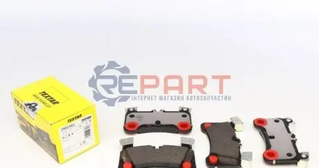 Комплект гальмівних колодок задн, AUDI Q7 PORSCHE CAYENNE VW TOUAREG 3.0-6.0D 10.02-03.18 TEXTAR 2461401 Купити в Україні