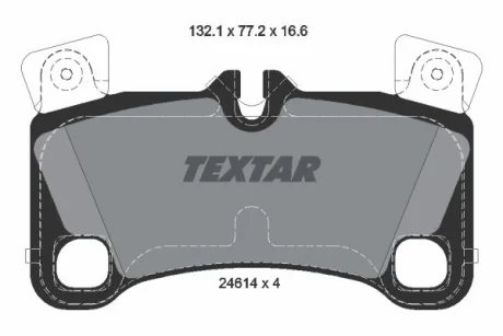 Комплект тормозных колодок TEXTAR 2461401