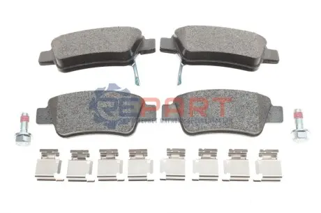 Комплект гальмівних колодок задн, HONDA CR-V III, CR-V IV 1.6D-2.4 06.06-12.18 TEXTAR 2463501 Купити в Україні
