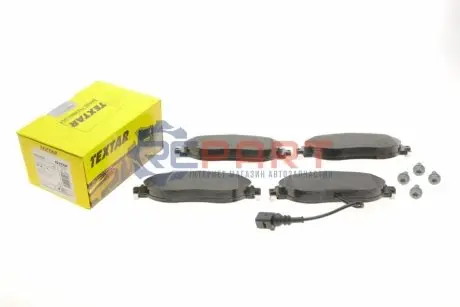 Комплект гальмівних колодок передн, AUDI A3, A3 ALLSTREET, Q2, Q3 CUPRA ATECA, FORMENTOR, LEON, LEON SPORTSTOURER SEAT ALHAMBRA, LEON, LEON SC, LEON SPORTSTOURER, LEON ST 1.0-3.6 02.08 TEXTAR 2473803 Купити в Україні