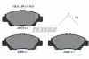 Фото Комплект гальмівних колодок передн, HONDA CR-Z, INSIGHT, JAZZ, JAZZ III, JAZZ IV, JAZZ V 1.2-1.5H 07.08 TEXTAR (2497901) зображення 1