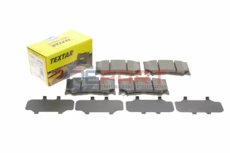Комплект гальмівних колодок передн, INFINITI FX, G, M, M37, Q50, Q60, Q70, QX70 NISSAN 370Z 2.0-5.6 09.07 TEXTAR 2499401 Купити в Україні