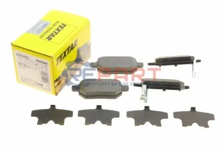 Фото Колодки гальмівні (задні) Lexus CT/Toyota Prius/Yaris 08- TEXTAR (2501601) зображення 1