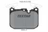 Комплект тормозных колодок TEXTAR (2502801) изображение 2