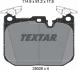 Комплект тормозных колодок TEXTAR (2502805) изображение 5