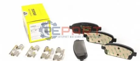 Колодки гальмівні (задні) Opel Astra J 09 - R16 (TRW) Q+ TEXTAR 2509602 Купити в Україні