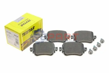 Фото Колодки гальмівні (задні) Audi Q3/Skoda Octavia/Seat Leon/VW Sharan/Passat B7 12- (TRW) Q+ TEXTAR (2511003) зображення 1