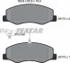 Комплект гальмівних колодок задн, NISSAN INTERSTAR, NV400 OPEL MOVANO B RENAULT MASTER III 2.3D/Electric 02.10 TEXTAR (2517201) зображення 7