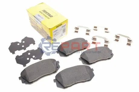 Фото Колодки гальмівні (передні) Hyundai Tucson 04-/ I40 11-/ IX35 10-/ Kia Sportage 09- Q+ TEXTAR (2520501) зображення 1