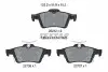 Комплект гальмівних колодок задн, FORD FOCUS III 1.0-2.3 07.10-02.20 TEXTAR (2521204) зображення 2