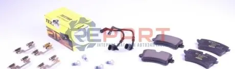 Комплект гальмівних колодок задн, AUDI A4 B8, A5, A6 ALLROAD C7, A6 C7, A7 PORSCHE MACAN 1.8-4.2 03.10 TEXTAR 2521403 Купити в Україні