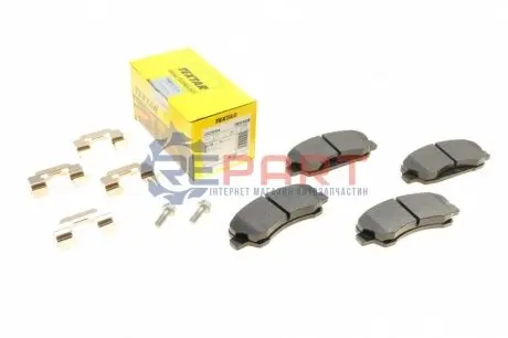 Комплект гальмівних колодок передн, PEUGEOT 301, 308, 308 II 1.2-2.0D 11.12 TEXTAR 2525004