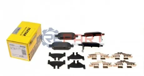 Фото 1 — Колодки гальмівні (задні) Suzuki Vitara III 15-/SX4 13-/Swift 10- TEXTAR (2525801) Фото Колодки гальмівні (задні) Suzuki Vitara III 15-/SX4 13-/Swift 10- TEXTAR (2525801) зображення 1