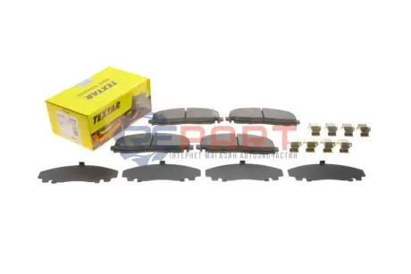Тормозные колодки (передние) Jeep Wrangler 17-/Fiat Freemont 11- (Akebono) TEXTAR 2537801 Купить в Украине