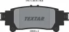 Тормозные колодки (задние) Lexus GS/IS III/RC 12- TEXTAR (2552501) изображение 5