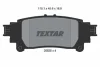 Тормозные колодки (задние) Lexus GS/IS III/RC 12- TEXTAR (2552501) изображение 2