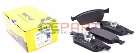 Комплект гальмівних колодок передн, FORD FOCUS III, KUGA II, TOURNEO CONNECT V408 NADWOZIE WIELKO, TRANSIT CONNECT, TRANSIT CONNECT V408 FORD USA FOCUS 1.0-2.0D 09.04 TEXTAR 2555501
