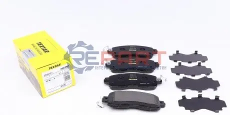 Комплект гальмівних колодок передн, NISSAN ALTIMA, LEAF, MAXIMA, NAVARA, TEANA III 2.0-Electric 11.01 TEXTAR 2558101 Купити в Україні