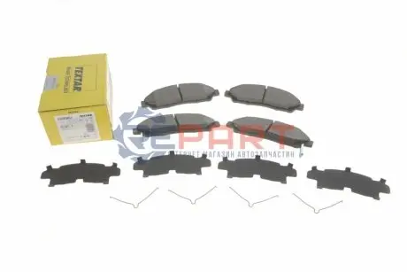 Комплект гальмівних колодок передн, ACURA MDX HONDA PILOT 3.0/3.5/3.7 10.06 TEXTAR 2560801 Купити в Україні