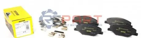 Комплект гальмівних колодок передн, SKODA FABIA II, FABIA III, FABIA III PRAKTIK, RAPID VW POLO V, POLO VI 1.0-2.0 12.06 TEXTAR 2568101 Купити в Україні