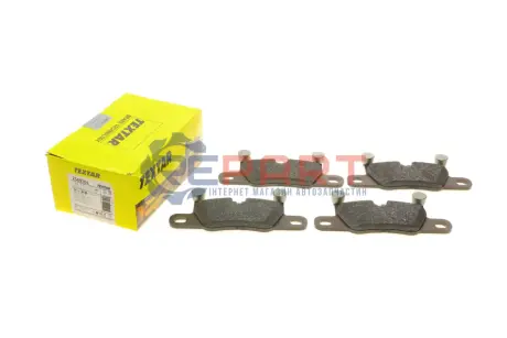 Фото Колодки гальмівні (задні) Porsche 911 12-/Cayenne Coupe 19- (Brembo) (з балансиром) TEXTAR (2569101) зображення 1