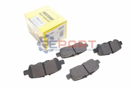 Комплект гальмівних колодок задн, INFINITI EX, FX, G, JX, M, M35, M37, M45, Q50, Q60, Q70, QX50 I NISSAN ALTIMA, CUBE, JUKE, LEAF, MAXIMA, MAXIMA VII, MURANO II, NV200 1.2-Electric 01.05 TEXTAR 2577801 Купити в Україні