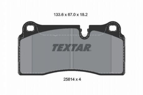 Автозапчастина TEXTAR 2581401 (фото 1)