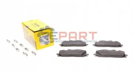 Колодки гальмівні (передні) Audi A5/Q7 2.0-3.0 D 15-/VW Touareg 17- (Akebono) TEXTAR 2586101 Купити в Україні