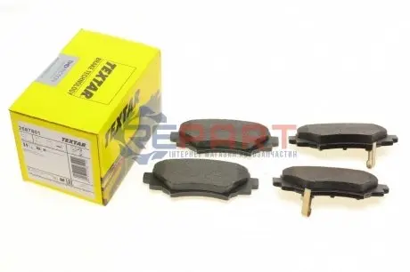 Колодки гальмівні (задні) Mazda 3 13- (101.5x44.5x13.8) TEXTAR 2587801 Купити в Україні