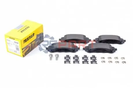 Комплект гальмівних колодок передн, CITROEN BERLINGO FIAT DOBLO OPEL ASTRA L, COMBO, COMBO E TOUR / LIFE PEUGEOT 308, 308 II, 308 III, PARTNER, RIFTER TOYOTA PROACE CITY 1.2-Electric 09.13 TEXTAR 2589501 Купити в Україні
