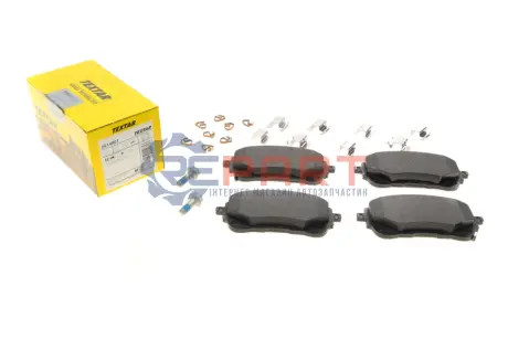 Комплект гальмівних колодок передн, LEXUS LBX SUZUKI SWACE TOYOTA COROLLA, COROLLA CROSS, YARIS CROSS 1.2-2.0H 10.18 TEXTAR 2614901 Купити в Україні