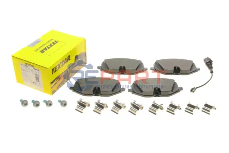 Фото Колодки гальмівні (передні) VW Caddy/Golf VII/Skoda Octavia/Seat Leon 19- (з датчиком) (TRW) TEXTAR (2616901) зображення 1